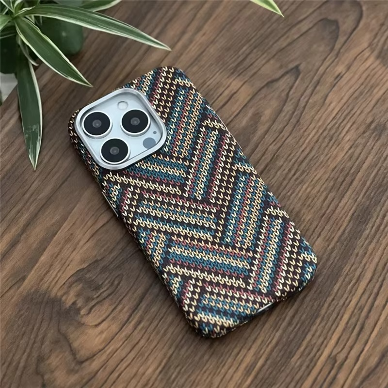iPhone Case iPhone 17 Pro Max / Earth Tone Chevron NovaXCase