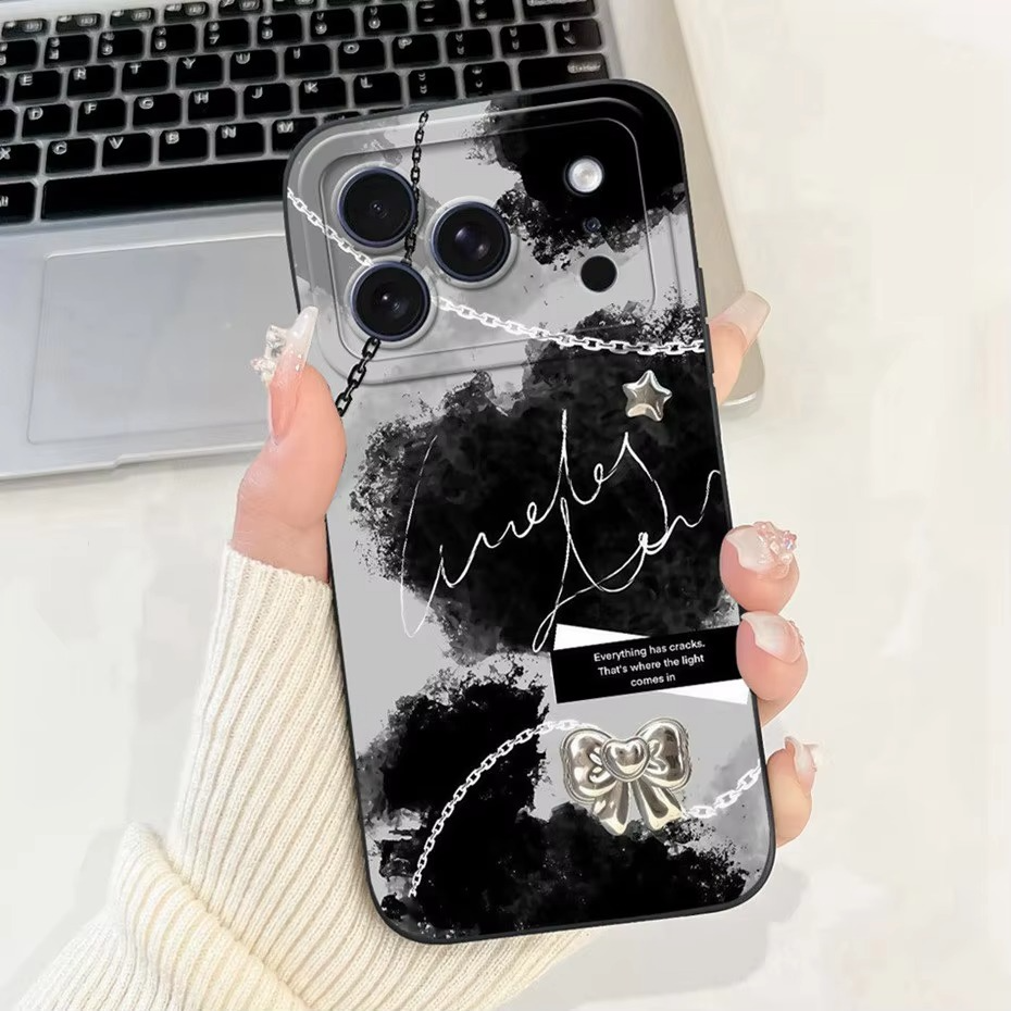 Luxury iPhone Case — Soft Silicone Shockproof Floral Cover with Flexible Bumper Protection and Lightweight Comfortable Design