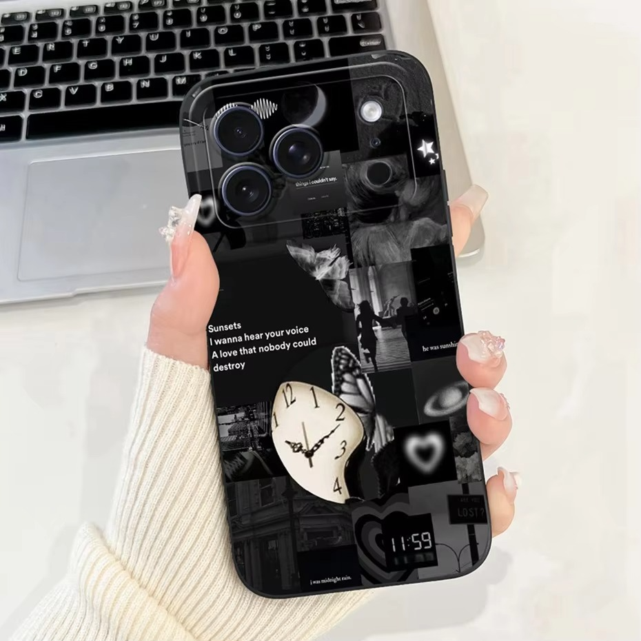 Luxury iPhone Case — Soft Silicone Shockproof Floral Cover with Flexible Bumper Protection and Lightweight Comfortable Design