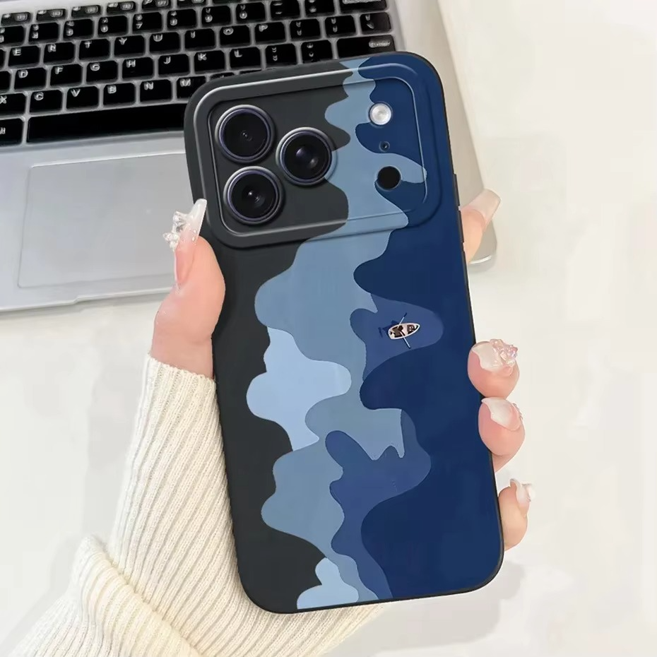 Luxury iPhone Case — Soft Silicone Shockproof Floral Cover with Flexible Bumper Protection and Lightweight Comfortable Design