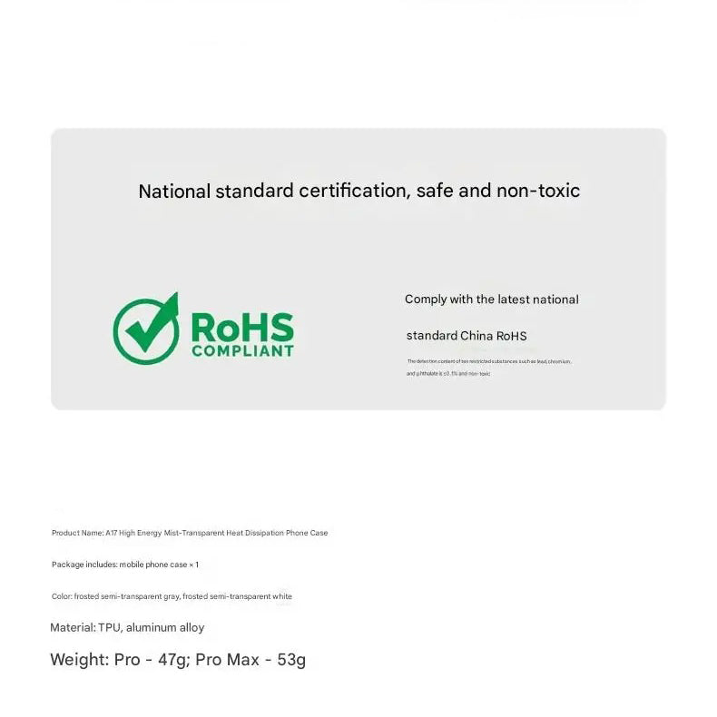 iPhone Case iPhone 17 Pro Max / Translucent White ZenithXCase