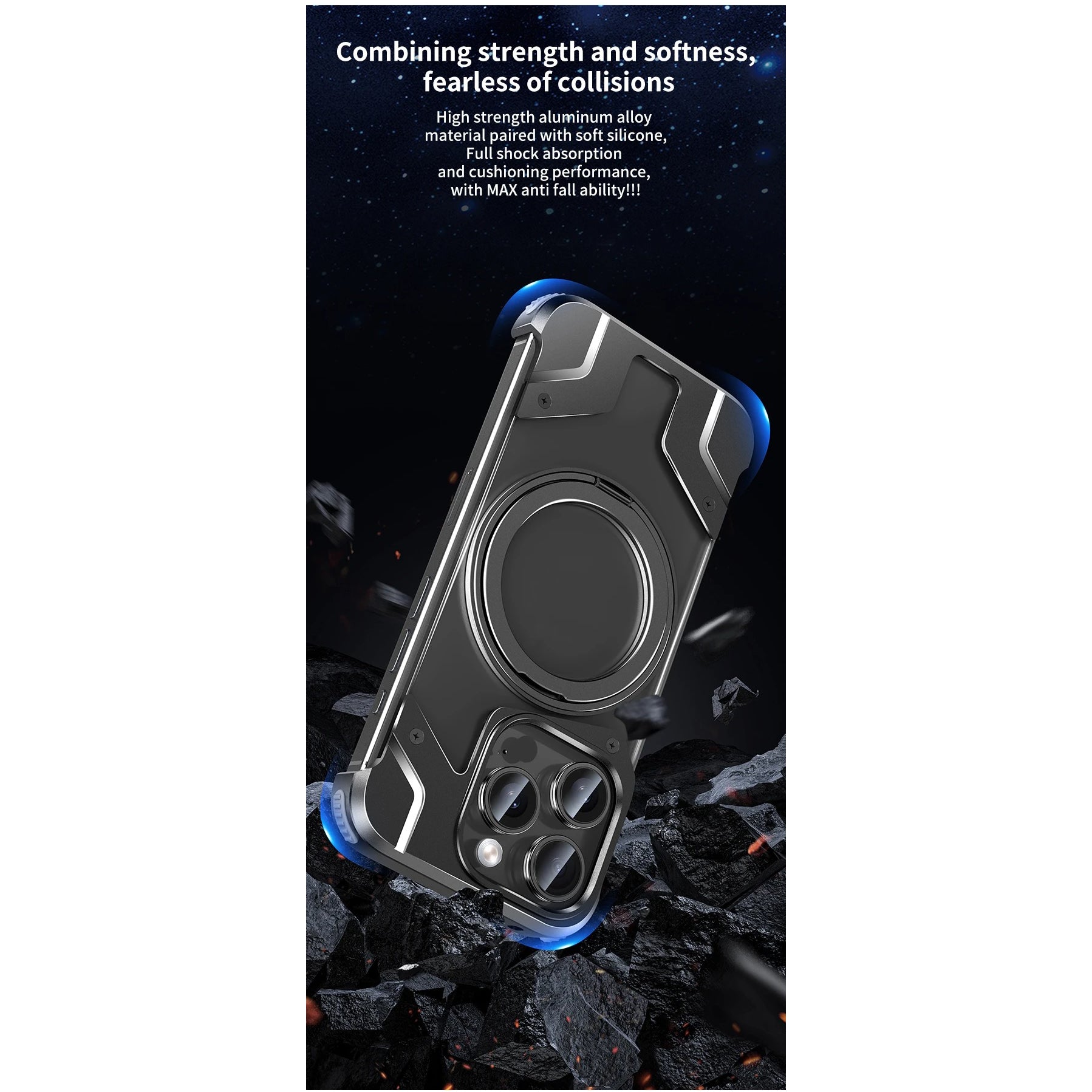 iPhone Case iPhone 17 Pro Max / Black ZenithXCase