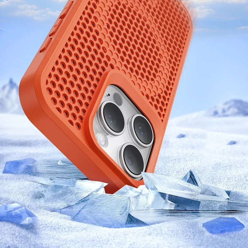 Premium iPhone Case — Magnetic Cooling Heat-Dissipation Hard Back Cover, Breathable, Shockproof, Anti-Fingerprint, Dustproof, Matte Finish, MagSafe Compatible
