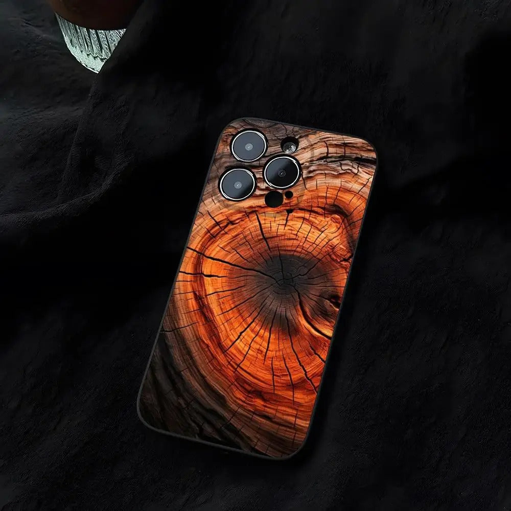 iPhone Case iPhone 17 Pro Max / Burnt Tree Ring Pattern Case ZenithXCase