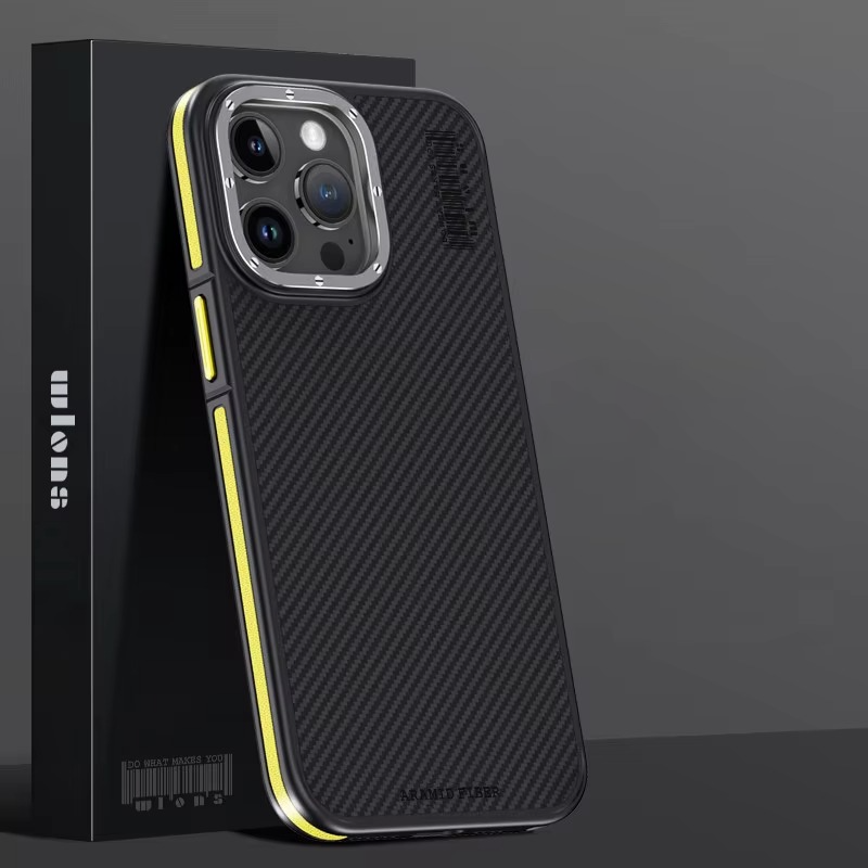 iPhone Case iPhone 17 Pro Max / Black | Yellow NovaXCase