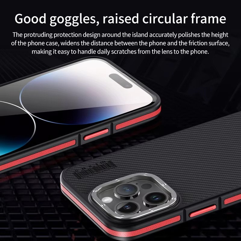 iPhone Case iPhone 17 Pro Max / Black | Red NovaXCase