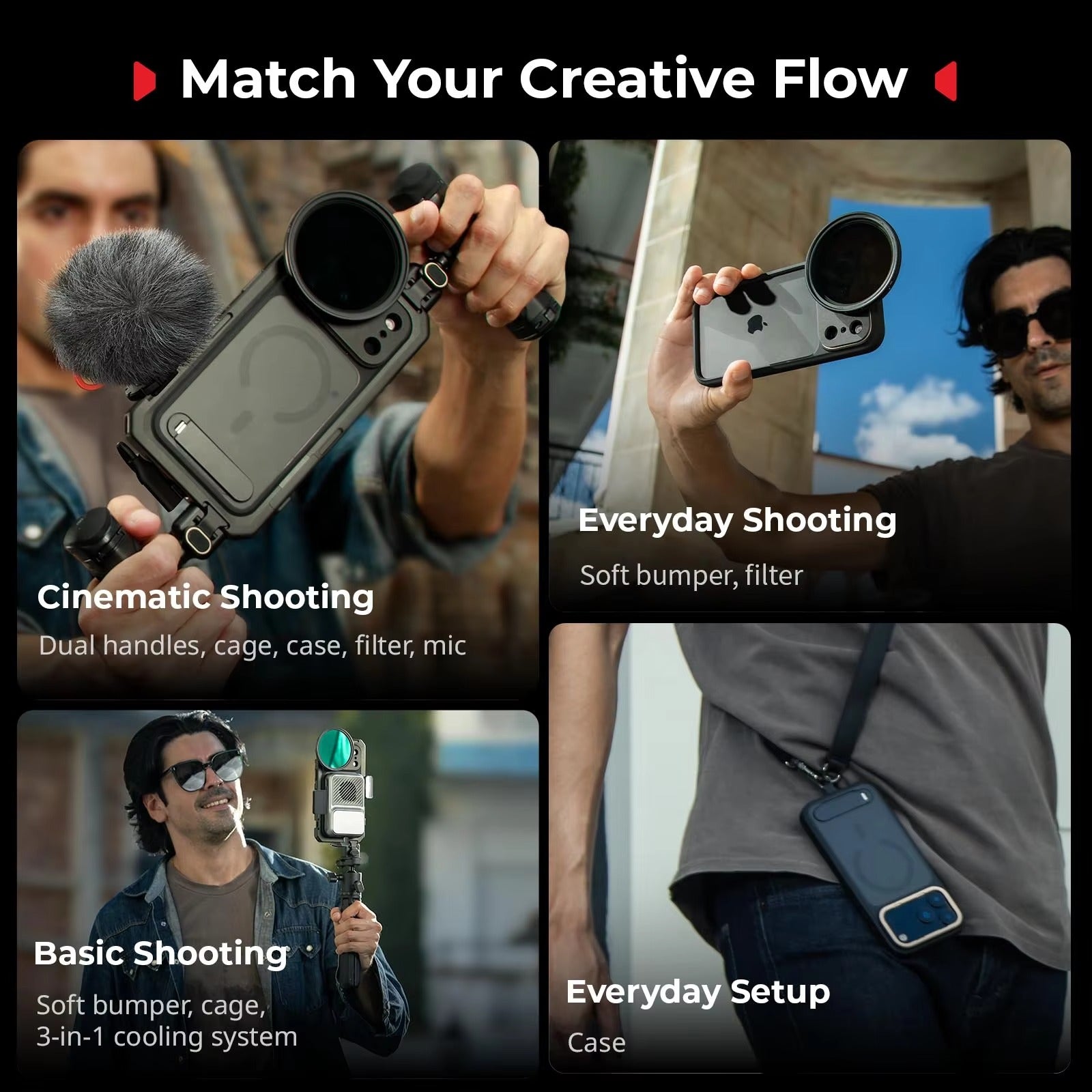 iPhone Case iPhone 17 Pro Max / Black ZenithXCase