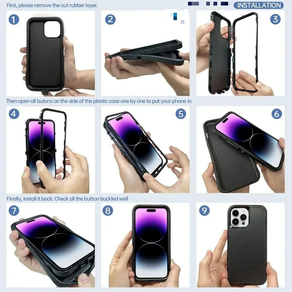 iPhone Case iPhone 17 Pro Max / Black Red ZenithXCase