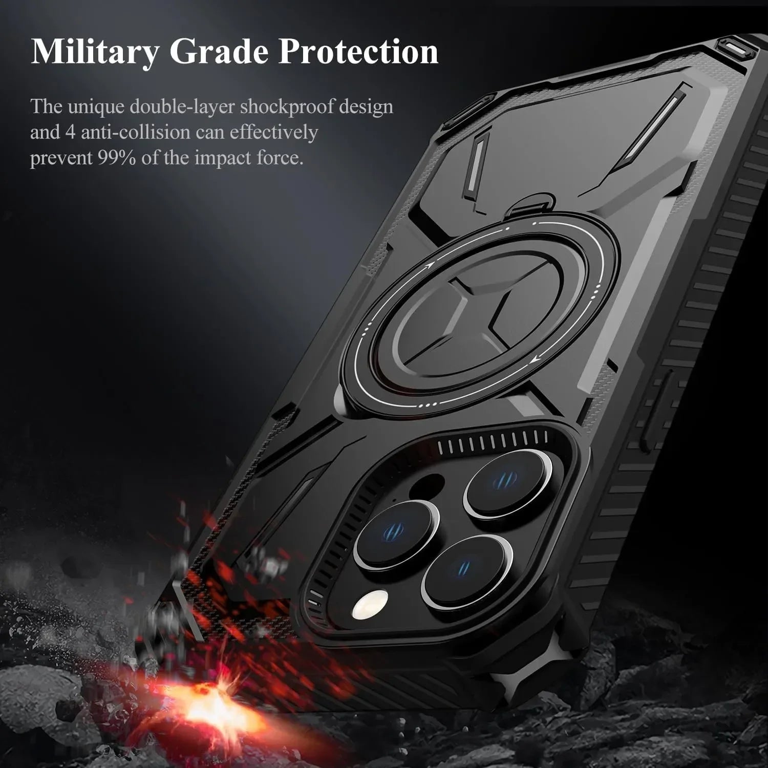 iPhone Case iPhone 17 Pro Max / Black ZenithXCase