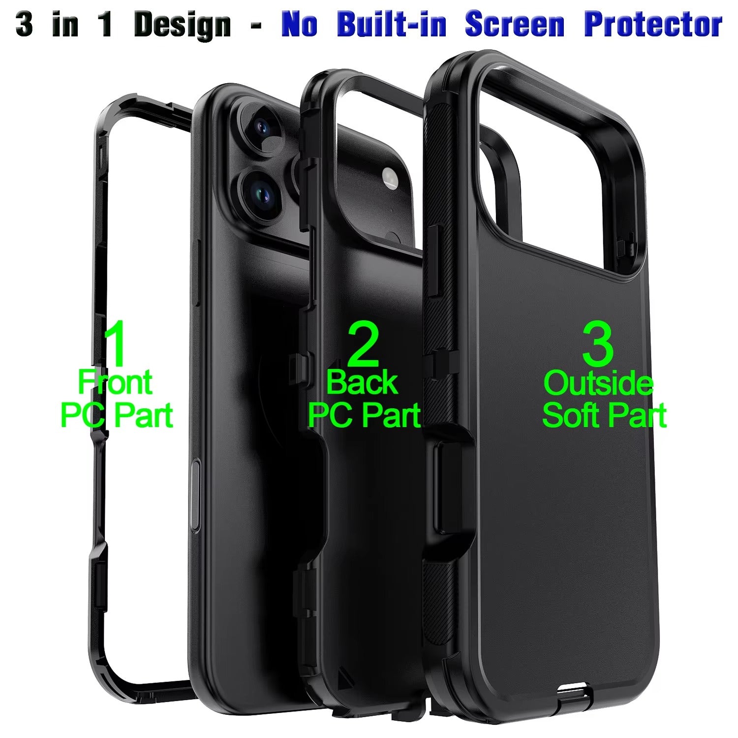 iPhone Case iPhone 17 Pro Max / Black NovaXCase