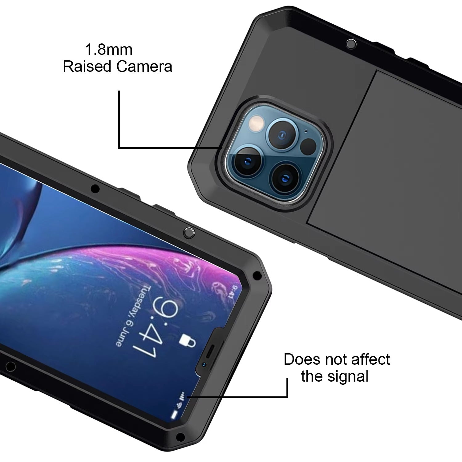 iPhone Case iPhone 17 Pro Max / Black ZenithXCase