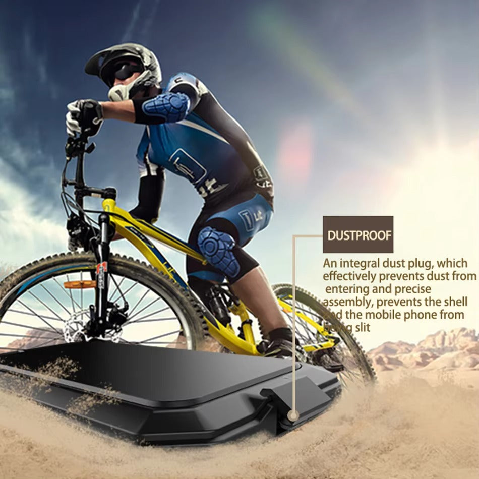 Rugged iPhone Case — Heavy-Duty Aluminum Military Cover with Gorilla Glass Screen Protection, Full-Body Shockproof Dustproof Non-Slip Design