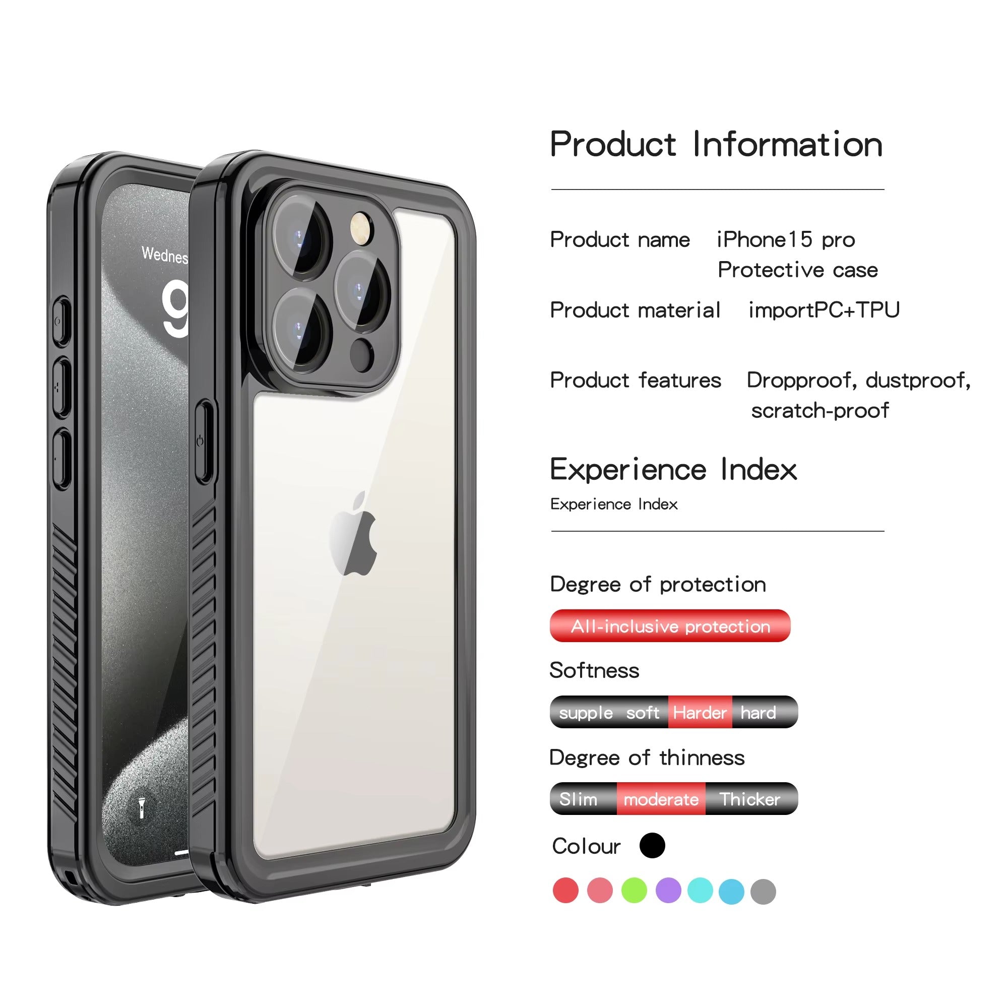 iPhone Case iPhone 17 Pro Max / Black ZenithXCase