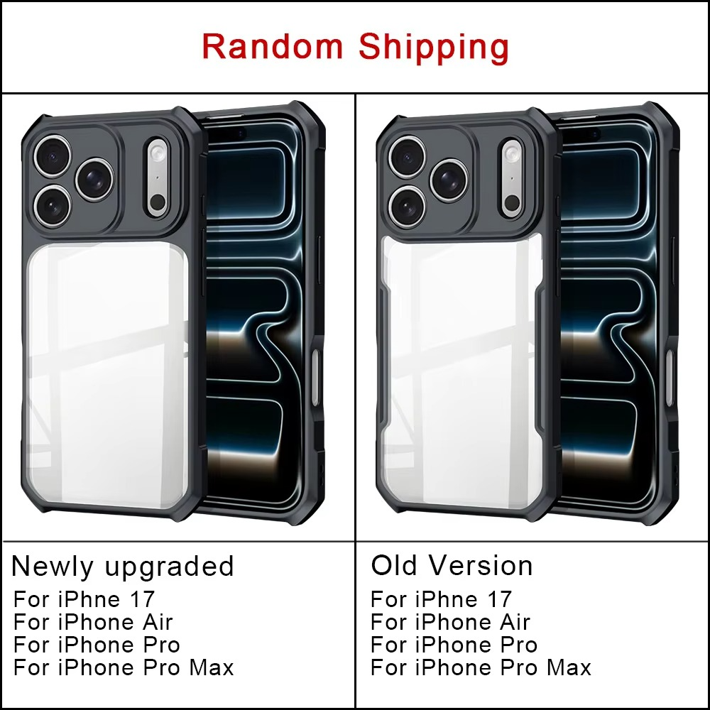 iPhone Case iPhone 17 Pro Max / Black Clear NovaXCase