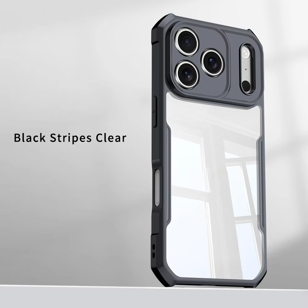 iPhone Case iPhone 17 Pro Max / Black Clear NovaXCase